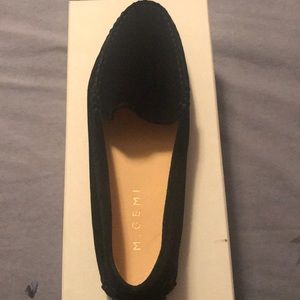 M.Gemi Black Felize Suede Loafers size 38